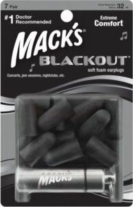 Mack´s Špunty do uší na hlasitou hudbu Mack’s Blackout® Množství: 3 páry