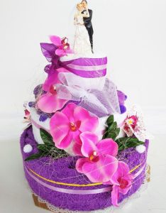 VER Textilní dort třípatrový Q7 svatební